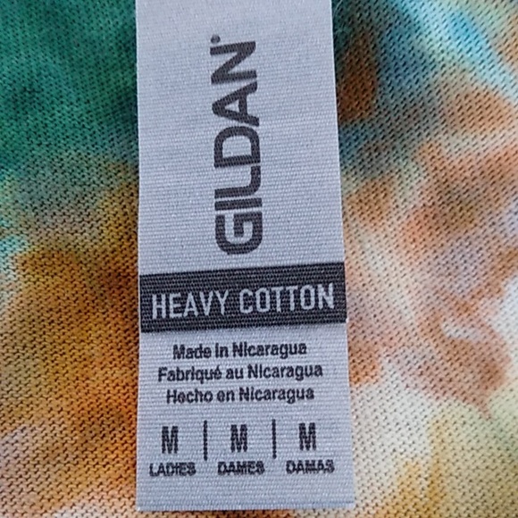 WOMENS NEW TIE DYE S/S T SHIRT MEDIUM - Picture 4 of 4